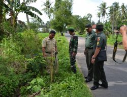 Program Penghijauan Kanan – Kiri Ruas Jalan Provinsi Wilayah Kodim Sumenep Sidak olehTim Kodam V/Brawijaya.‎ ‎