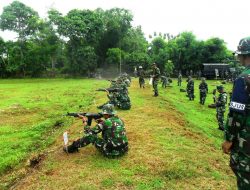 Asah Kemampuan Prajurit, Kodim 0827/ Sumenep Adakan Latihan Menembak Senjata Ringan ‎