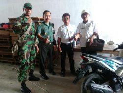 Danramil Dan Kepala UPT Rubaru Lakukan Pengiriman Gabah Petani Ke Bulog