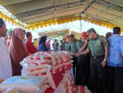 Kodim 0827 Sumenep dan Polres Adakan Pengamanan Kungker Menteri Pertanian RI dan BUMN RI  ‎