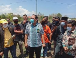 Sengketa Tanah di Desa Ketapang Barat, Pihak PN Cek Batas Lokasi Tanah