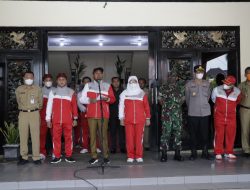 Dandim 0827/Sumenep Menghadiri Launching Pelepasan Kontingen Sumenep Porprov VII Jatim 2022