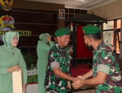 Dandim Sumenep Letkol Czi Donny Pramudya Mahardi, S.E., Pimpin Langsung Pelepasan Perwira Kodim 0827