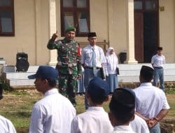 Jadi Pembina Upacara di Yayasan Al-Imron, Babinsa Pragaan Minta Siswa Bijak Dalam Bermedia Sosial