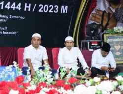 Dandim 0827/Sumenep Hadiri Acara Sumenep Bersholawat Bersama Opick Tombo Ati