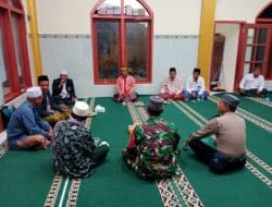 Babinsa Ikuti Pengajian Ramadhan, Bahas Pelaksanaan Sholat Idul Fitri 1444 H