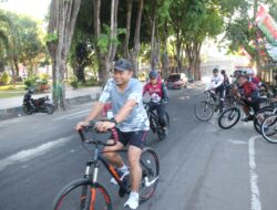 Gowes Bersama, Dandim 0827/Sumenep Ajak Anggota dan Instansi Terkait Jaga Kesehatan