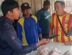 Sekelompok Oknum Petugas Pasar Lenteng Diduga Intimidasi Pedagang Daging Ayam Hingga Trauma