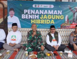 Kasdim 0827/Sumenep Ikut Gerakan Penanaman Jagung Hibrida Bersama Gerbang Tani