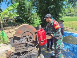 Panen Raya Padi di Arjasa, Babinsa Harap Petani Terus Produksi Padi